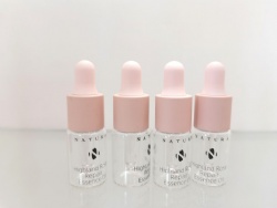 3ml clear glass skincare dropper vial